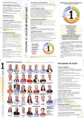 Folheto: Proposta Chapa 1 - Compromisso e Luta