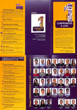 Folheto: Proposta Chapa 1 - Compromisso e Luta